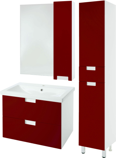 Зеркало Bellezza Пегас 60 R красное