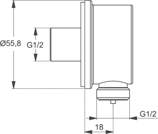 Душевая система Ideal Standard Ceraterm BD006XC с внутренней частью