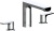Смеситель для раковины Villeroy & Boch Liberty TVW10700700061