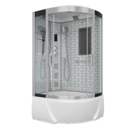 Душевая кабина Niagara Lux NG-7712WL хром, металлик