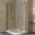 Душевой уголок Vegas Glass AFS-F Lux 100*80 05 01 L профиль бронза, стекло прозрачное Душевой уголок Vegas Glass AFS-F Lux 100*80 05 01 L профиль бронза, стекло прозрачное