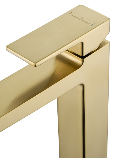 Смеситель для раковины Wonzon & Woghand Cube 2.0 WW-88019068-BG высокий