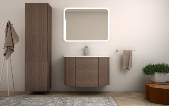 Тумба с раковиной Cezares Eden 90 rovere scuro
