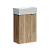 Тумба с раковиной Sancos Mini 36 L дуб галифакс натуральный, подвесная