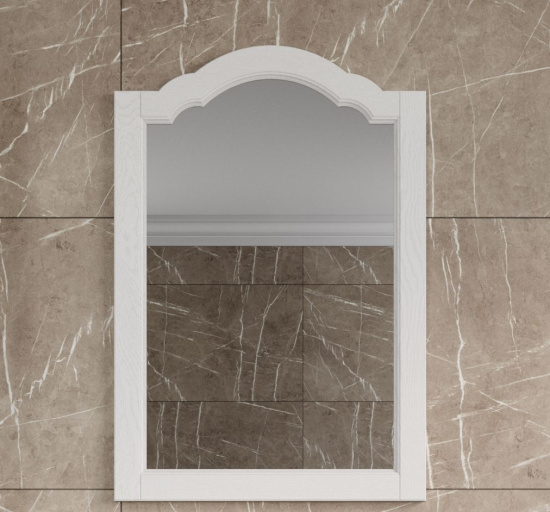 Мебель для ванной ValenHouse Эстетика 80 белая подвесная, ручки бронза