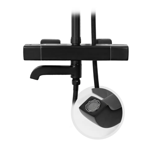 Душевая система Grocenberg GB7005BG термостат