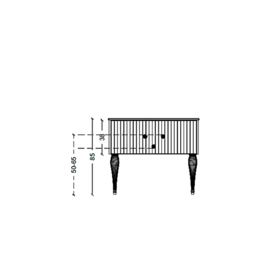 Тумба с раковиной Armadi Art Vallessi Avantgarde Canale 80 белая, с раковиной-столешницей