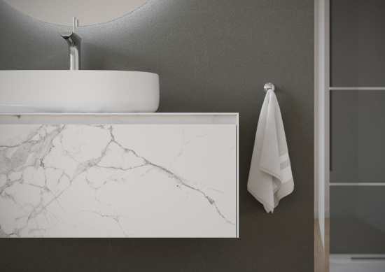 Мебель для ванной Sancos Stone 120 Statuario white