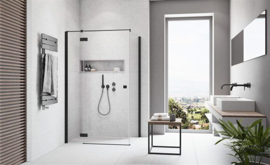 Душевой уголок Radaway Essenza New Black KDJ 100х110 L