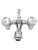Смеситель для ванны Fiore Xt Sky Swarovski® 17CR0600, хром