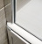 Шторка на ванну GuteWetter Slide Part GV-865 правая 160x90 см стекло бесцветное, профиль хром