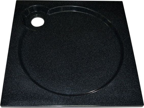 Поддон для душа GuteWetter Deluxe 90x90x2 Q черный