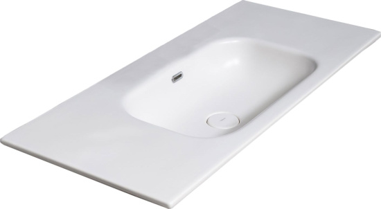 Тумба с раковиной Armadi Art Vallessi 120 дуб темный, с белой раковиной