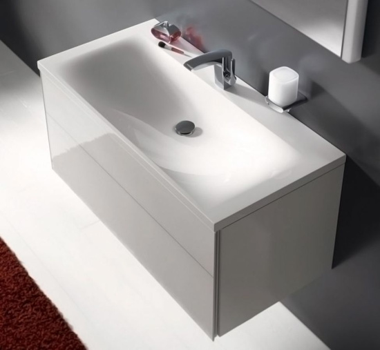 Тумба с раковиной Keuco Royal Reflex 65 белая