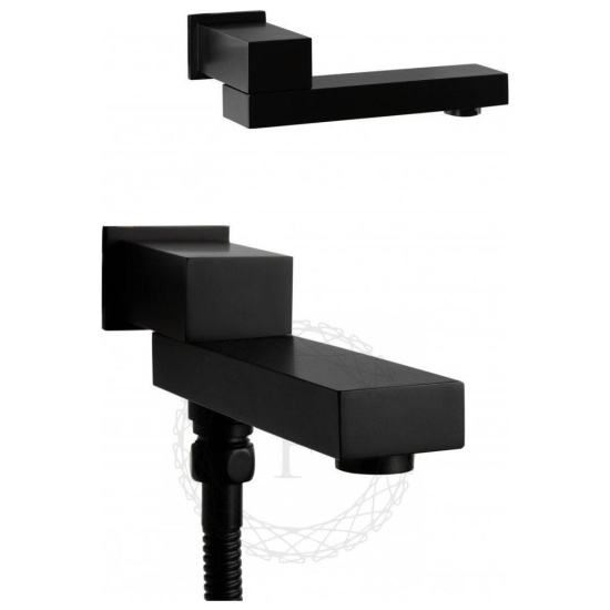 Душевая система Filarete Fing FL1040BL, черный