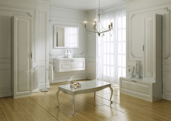 Тумба Aqwella 5 stars Империя Н10 белый глянец