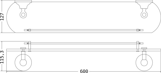 Полка Elghansa Carrington CRG-560