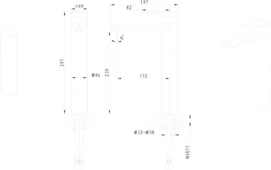 Смеситель для раковины Bravat Eddie F1369402BW-A9-ENG