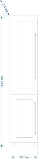 Пенал Misty Марта L бирюзовый