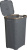 Корзина для белья Aquanet VD043 00196554 grey