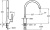 Смеситель для кухни Jacob Delafon Mariette E23303-CP Смеситель для кухни Jacob Delafon Mariette E23303-CP