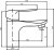 Смеситель для раковины Dorff Ultra D5002100