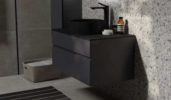 Мебель для ванной Raval Decent 80 антрацит