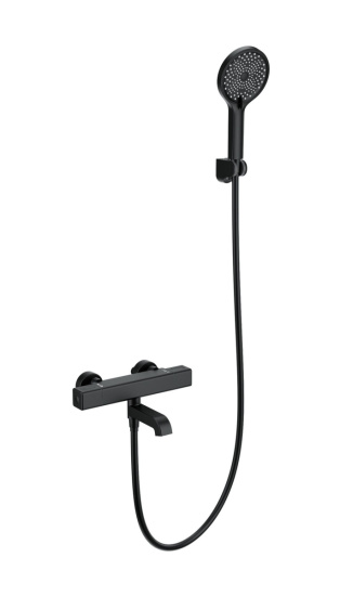 Смеситель для ванны Wonzon & Woghand Stay 2 WW-B2016-A1-MB с термостатом