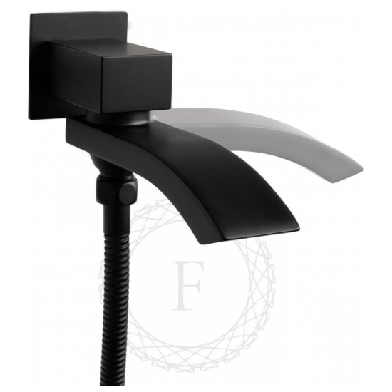 Душевая система Filarete Waterfall FL1012BL, черный
