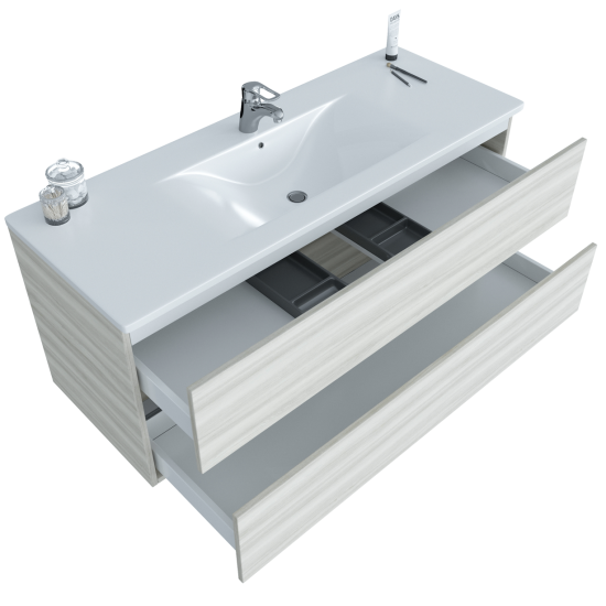 Тумба с раковиной Sanvit Кубэ-2 120 дуб