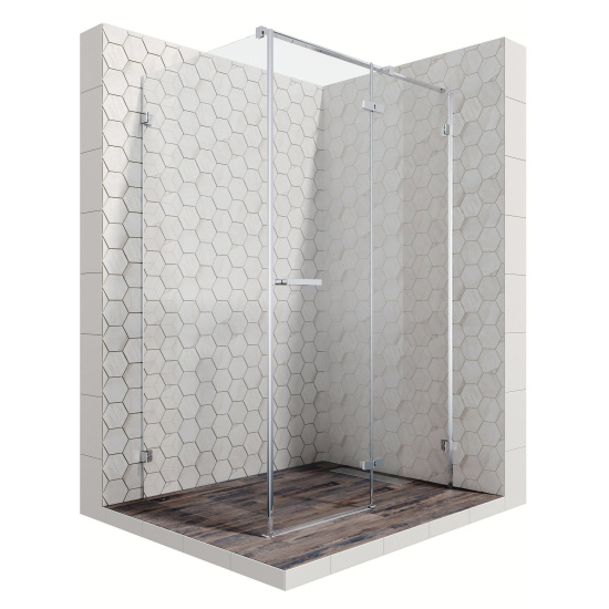 Душевой уголок Ambassador Abner 10011104R 120x90 см