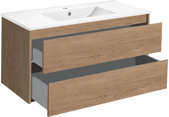 Мебель для ванной Vincea Gio 100 натуральный дуб