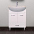 Тумба с раковиной Misty Уют 60 с нижним ящиком белая