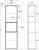 Пенал Villeroy & Boch Finion G460HFGF glossy white lacquer, L