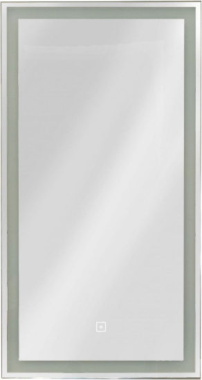 Зеркало-шкаф Art&Max Techno 35 L с подсветкой, черное