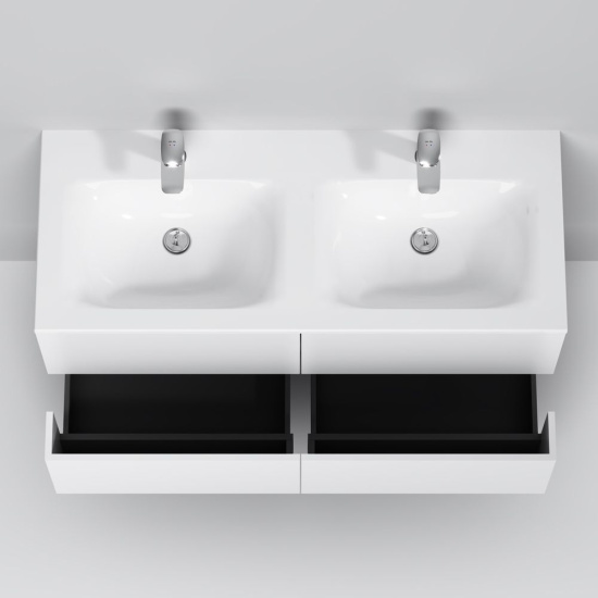 Мебель для ванной Am.Pm Spirit V2.0 120 белый глянец