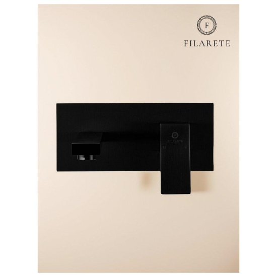 Смеситель для раковиный Filarete Fing FL4040BL, черный
