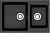 Мойка кухонная ZETT lab. T191Q004 черная