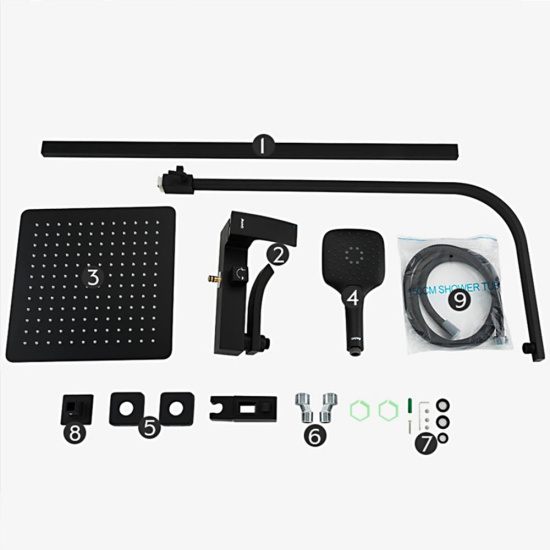 Душевая стойка Gappo G2407-6 черная