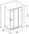 Душевой уголок Good Door Orion WTW+SP-G-CH 130х90 Душевой уголок Good Door Orion WTW+SP-G-CH 130х90
