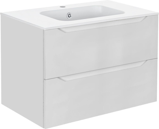 Мебель для ванной Vincea Norma 80 белая глянцевая