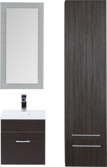 Тумба с раковиной Aquanet Нота 40 венге