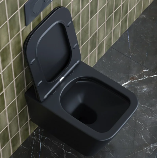 Инсталляция Tece TECEbase K440925 с кнопкой + унитаз подвесной CeramaLux TR5171MB