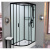 Душевая кабина Frank F412R Black без крыши Душевая кабина Frank F412R Black без крыши