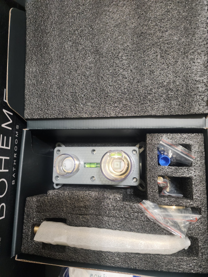 Смеситель для раковины Boheme Uno 465-MG с внутренней частью