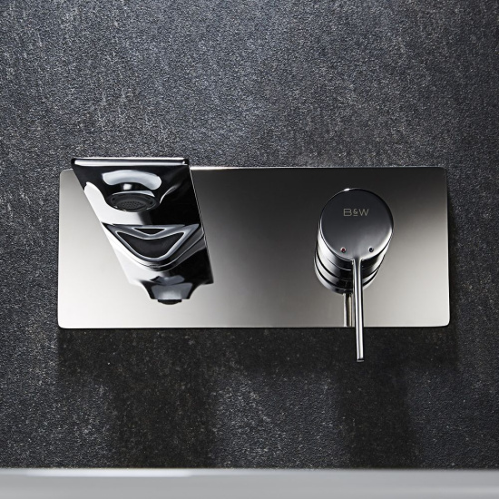 Смеситель для раковины Black&White Universe U7120 настенный