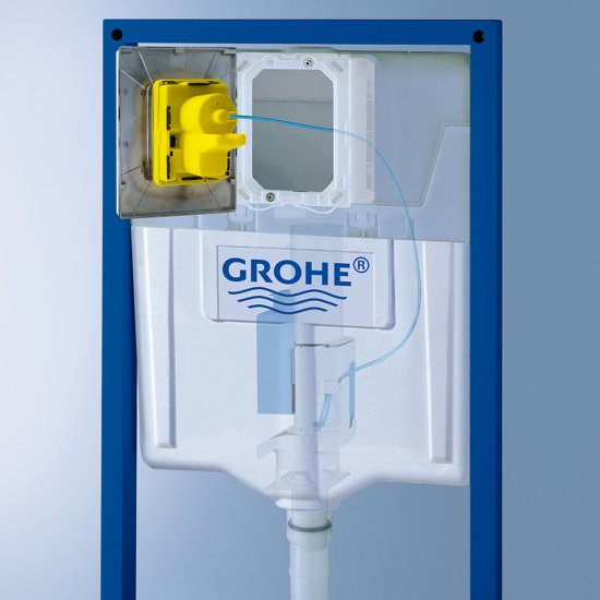 Инсталляция Grohe Rapid SL 38772001 с кнопкой смыва + унитаз подвесной WeltWasser Gudzon 485 WT