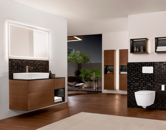 Пенал Villeroy & Boch Finion G460PHGN walnut veneer, L