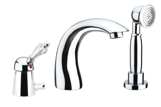 Смеситель на борт ванны Fiore Imperial-Sky  Swarovski® 82CR5105, хром