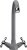 Смеситель для кухни Ulgran U-012(342) графитовый